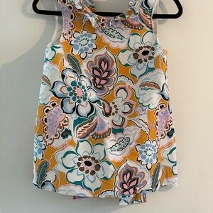 Tyler Boe Linen Blend “Claudette” Sleeveless Top